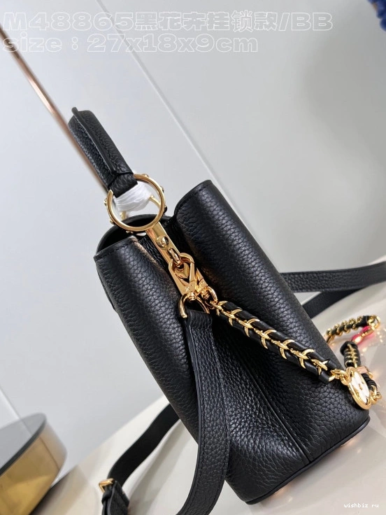 WIS BB-27*18*9CM VUITTON CAPUCINES LOUIS 0725